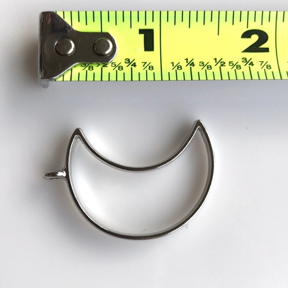 moon black suede adjustable necklace - Picture 7 of 8